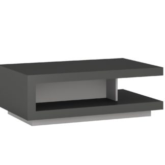 LYON LYOT01 konferenční stolek, šedé platinum/šedá