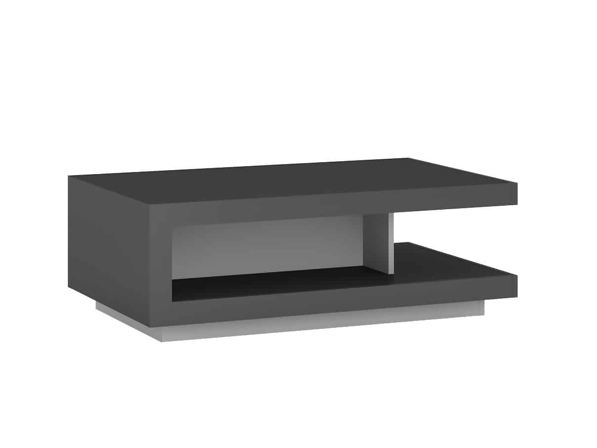 LYON LYOT01 konferenční stolek, šedé platinum/šedá