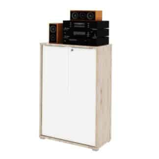 RIOMA skříňka TYP 09, dub san remo/bílá