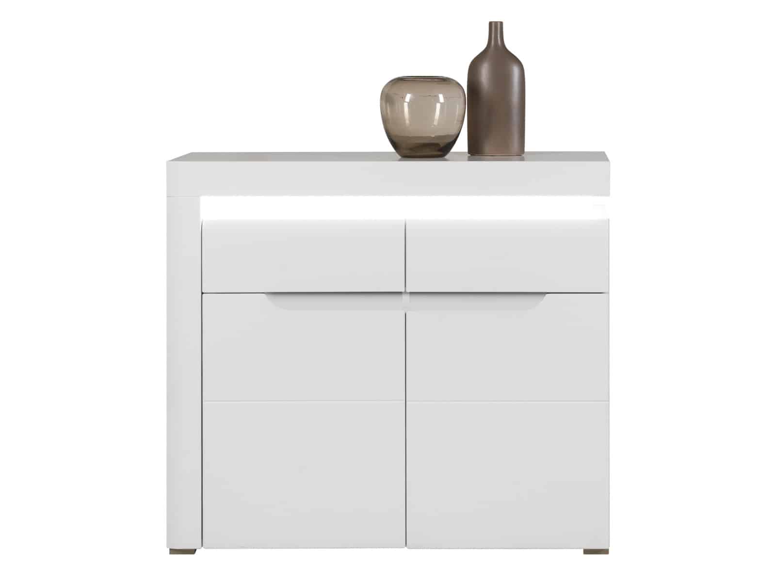 IM3 - Komoda IRMA IM3, bílý vysoký lesk