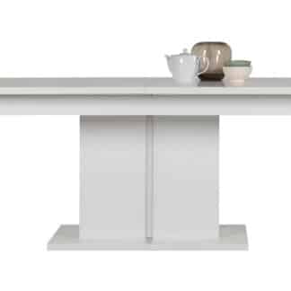 IM13 - Rozkládací jídelní stůl IRMA IM13, bílý vysoký lesk