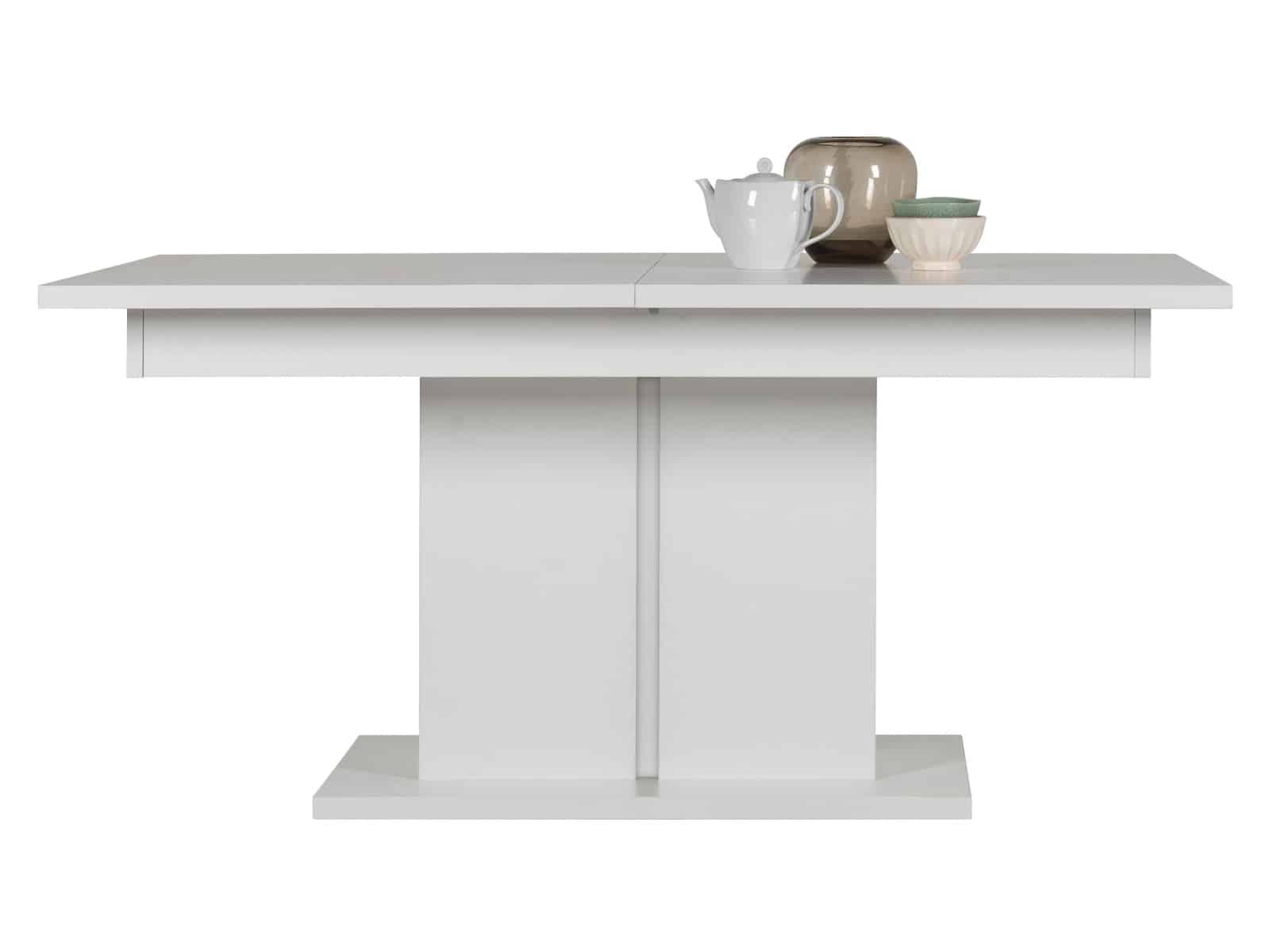 IM13 - Rozkládací jídelní stůl IRMA IM13, bílý vysoký lesk