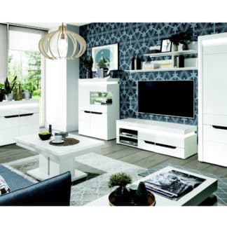 Obývací pokoj IRMA 1, bílý vysoký lesk