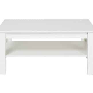 Konferenční stolek WOOD, bílá