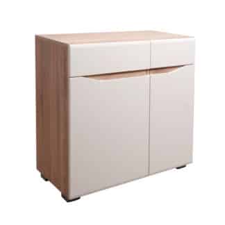 Komoda VENETO V85, béžový lesk/dub