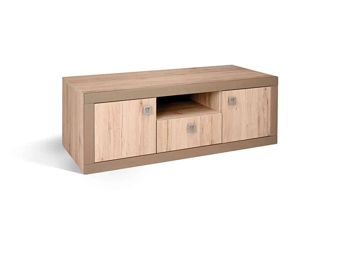 TV stolek WOOD, dub san remo/latte
