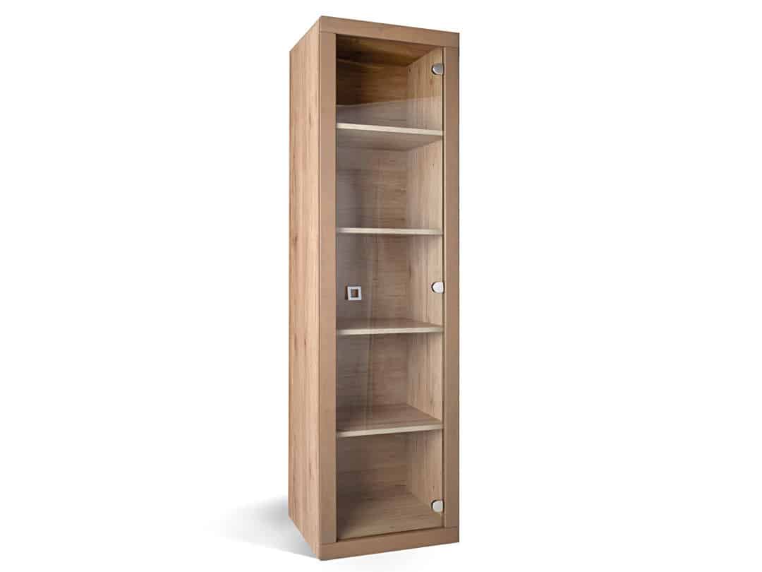 Vitrína WOOD W55/S, dub san remo/latte