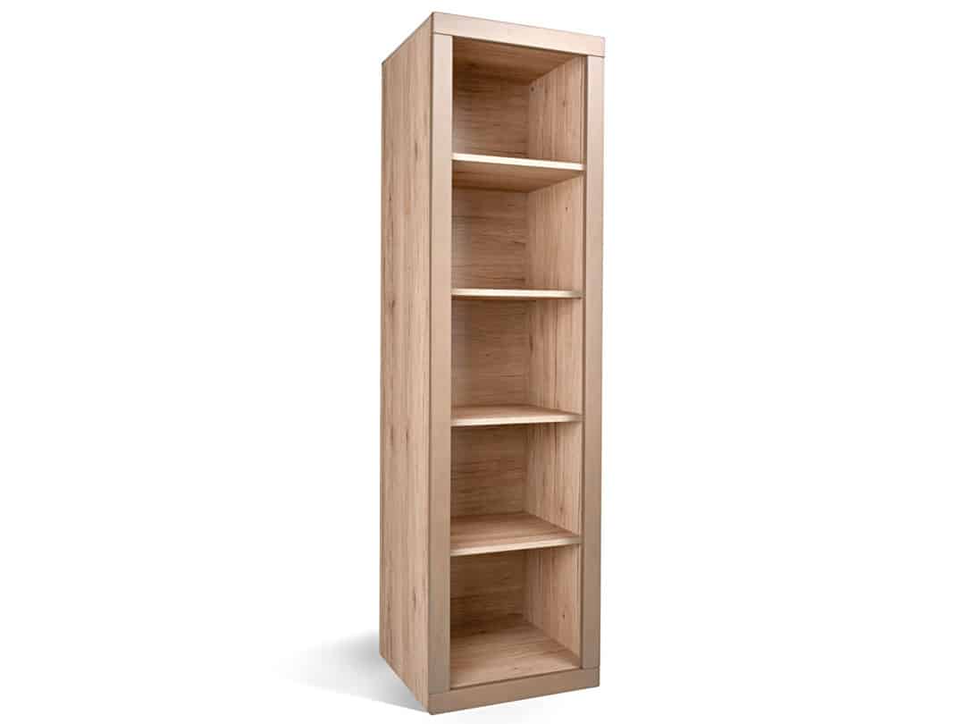 Vitrína WOOD W55, dub san remo/latte