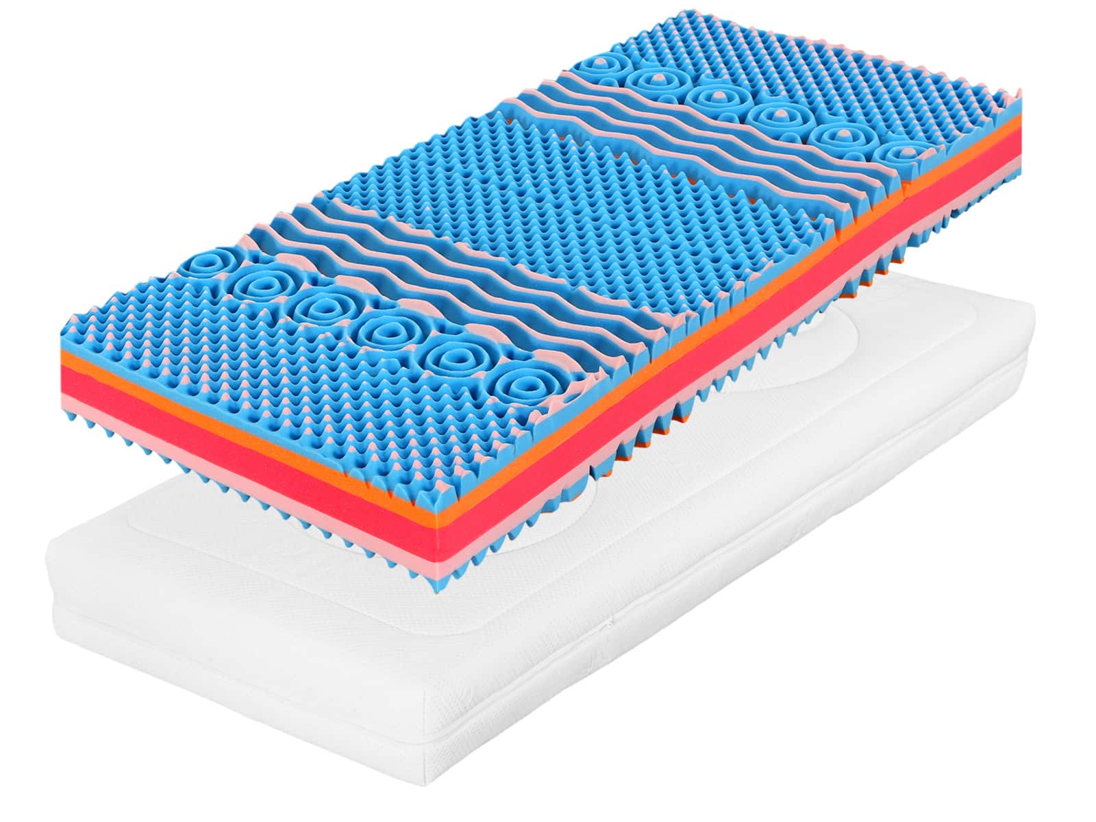 Matrace COLOUR VISCO WELLNESS 90x200x20 cm, 1+1 ZDARMA