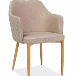 Jídelní čalouněná židle ASTOR, béžová