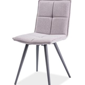 Jídelní čalouněná židle DARIO, šedá