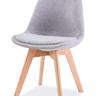 Jídelní židle DIOR, dub/světle šedá