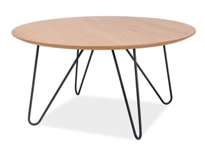 Konferenční stolek GRENA B. dub/černá