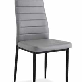 Jídelní čalouněná židle H-261 BIS C, šedá/černá