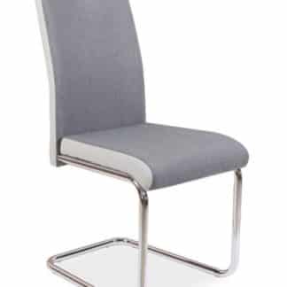 Jídelní čalouněná židle H-952, šedá/světle šedá