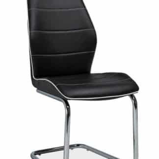 Jídelní čalouněná židle H-331, černá