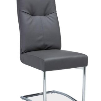 Čalouněná židle H-340, šedá