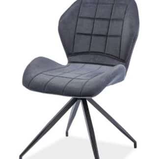 Jídelní čalouněná židle HALS II, grafit