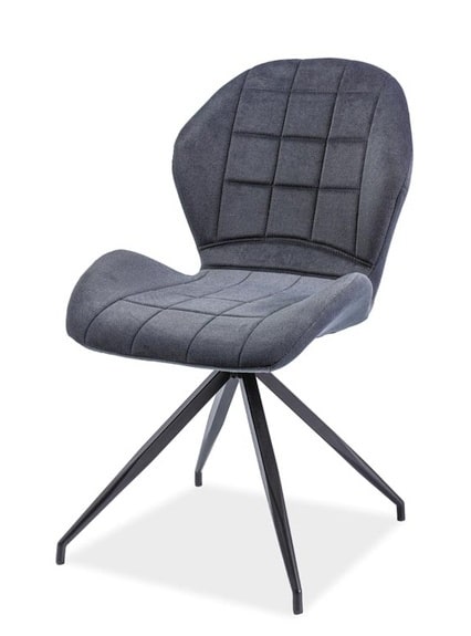 Jídelní čalouněná židle HALS II, grafit