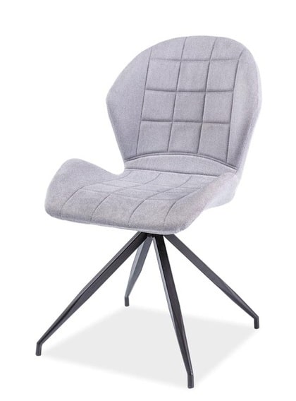 Jídelní čalouněná židle HALS II, světle šedá