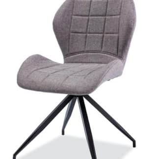 Jídelní čalouněná židle HALS II, šedá