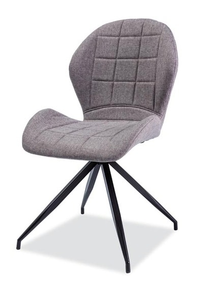 Jídelní čalouněná židle HALS II, šedá