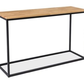Konzolový stolek LORAS K, dub/černá