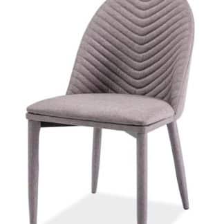 Jídelní čalouněná židle LUCIL, šedá