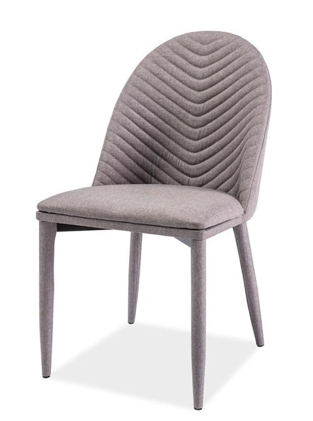 Jídelní čalouněná židle LUCIL, šedá