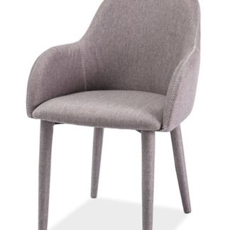 Jídelní čalouněná židle OSCAR, šedá