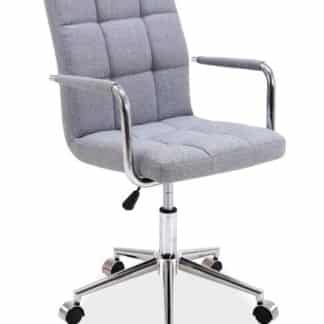 Kancelářská židle Q-022, šedá látka