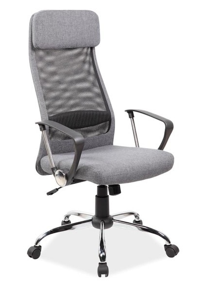 Kancelářské křeslo Q-345, šedá