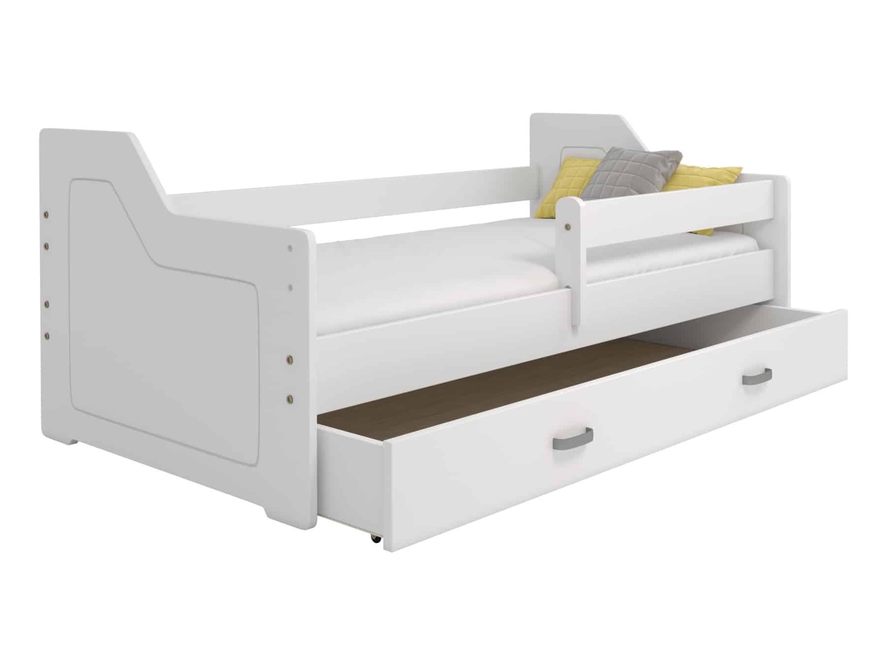 Dětská postel MIKI B4 80x160, bílá + barva čela: …