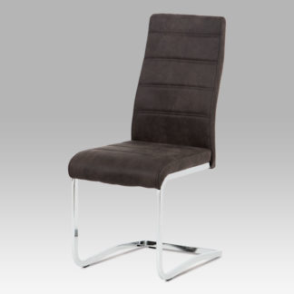 Jídelní židle DCH-451 GREY3, šedá/chrom