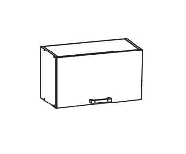 SOLE horní skříňka GO60/36, korpus wenge, dvířka dub arlington