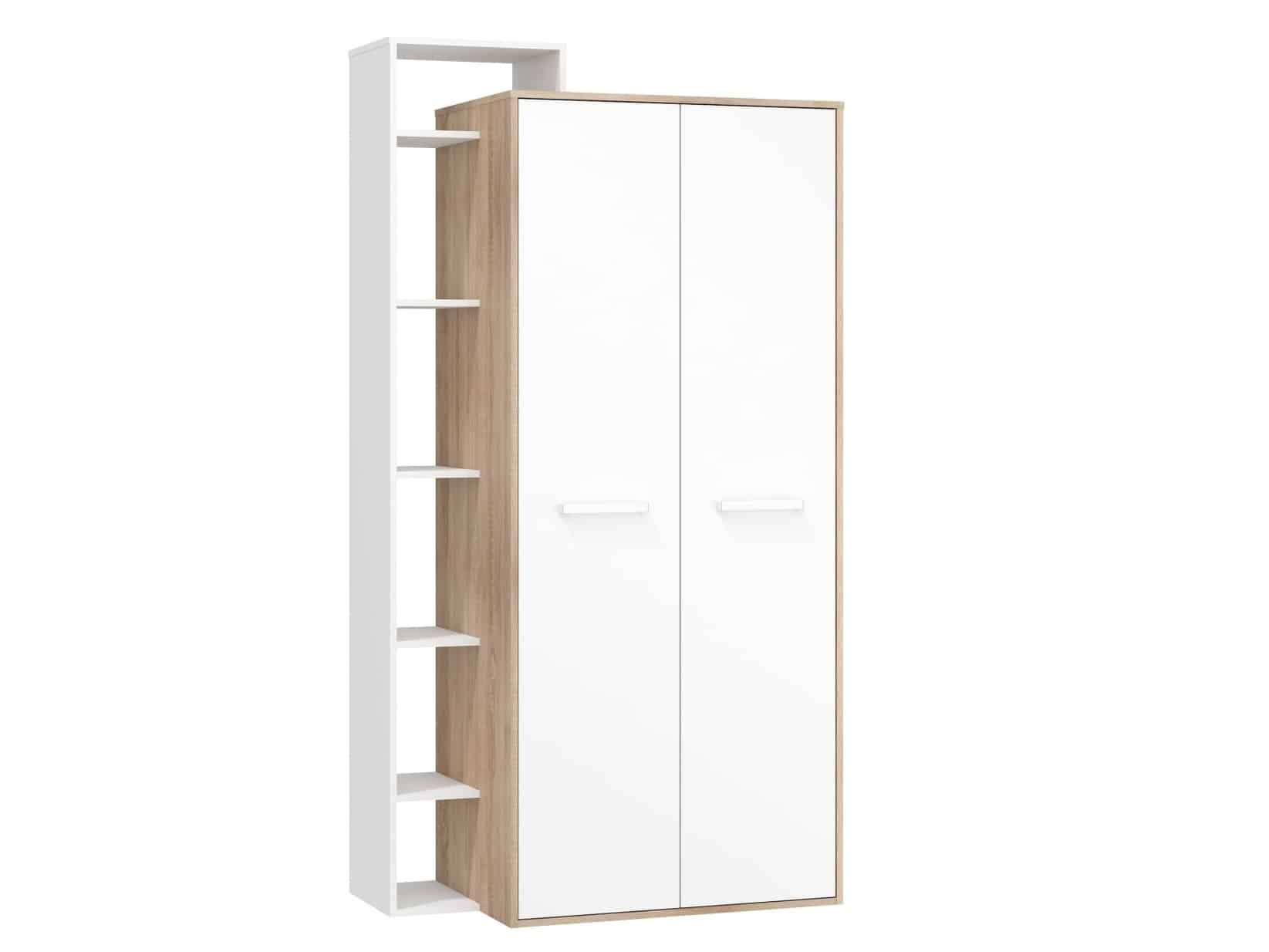 Skříň L2D RIO 22, dub sonoma/bílá