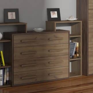 Komoda 4S RIO 07, craft tobaco/craft zlatý