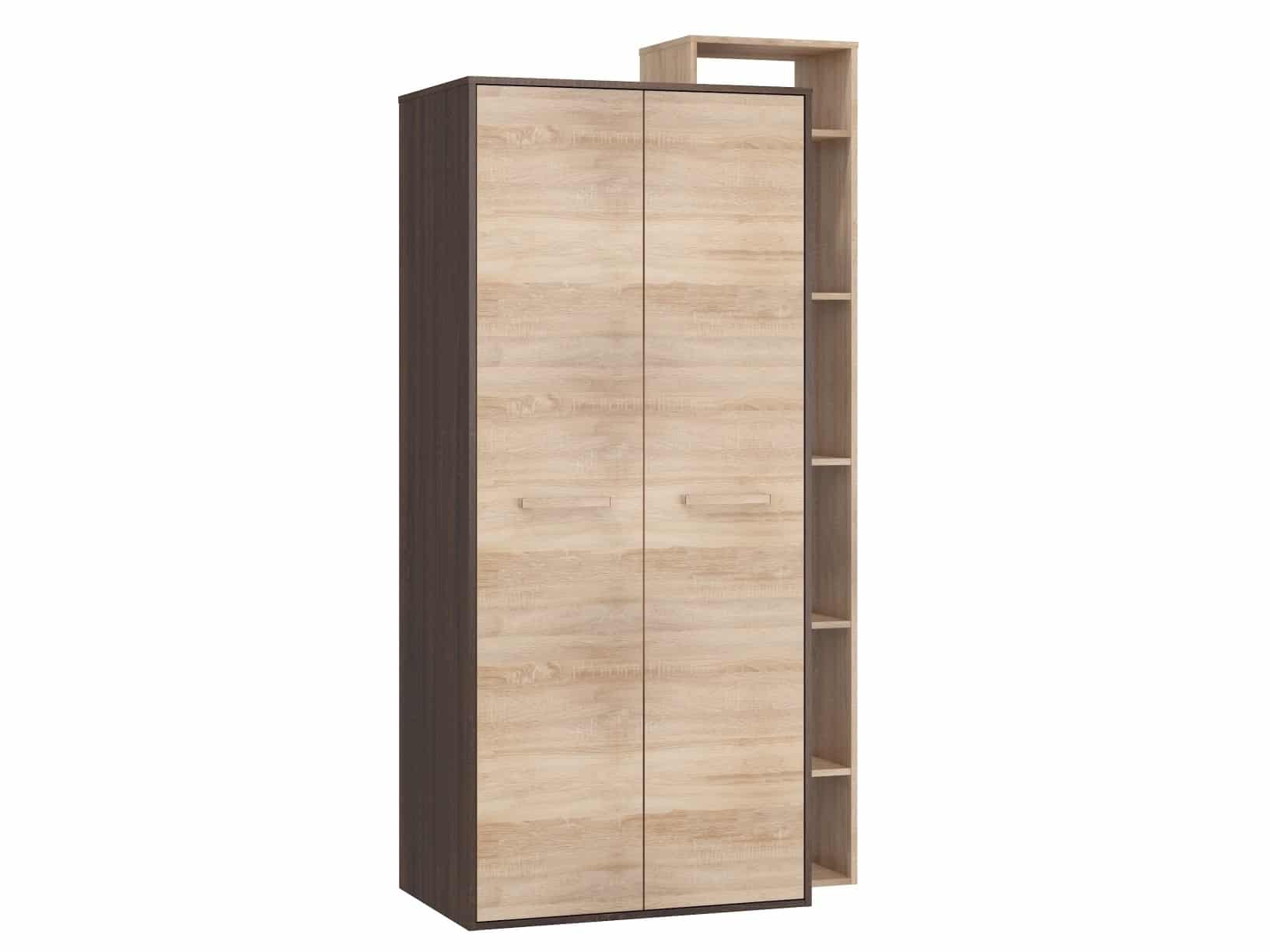 Skříň P2D RIO 24, dub sonoma tmavý/dub sonoma