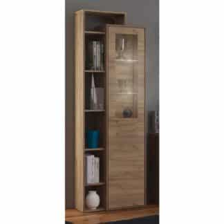 Vitrína L1D RIO 26, craft tobaco/craft zlatý