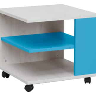 NUMERO KONF. STOLEK, dub bílý / modrá