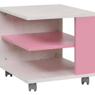 NUMERO KONF. STOLEK, dub bílý / růžová