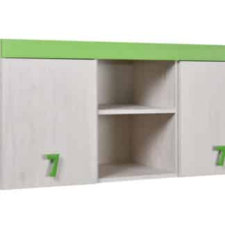 NUMERO MOST PC STOLKU, dub bílý / zelená