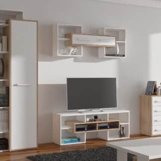 RIO obývací pokoj 2, dub sonoma/bílá