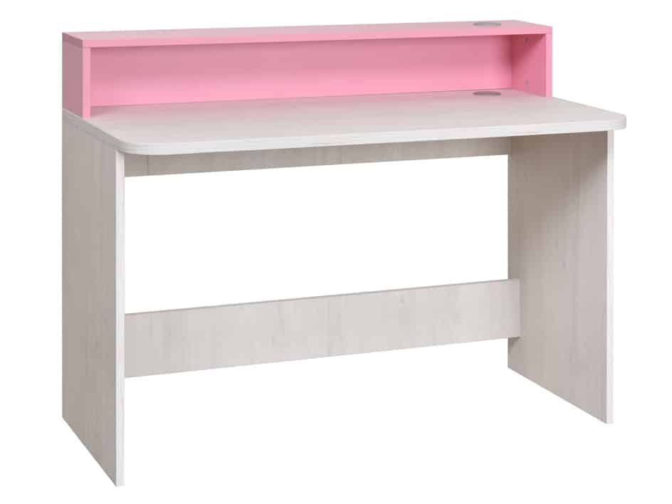 NUMERO PC STOLEK, dub bílý / růžová