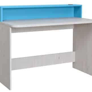 NUMERO PC STOLEK, dub bílý / modrá