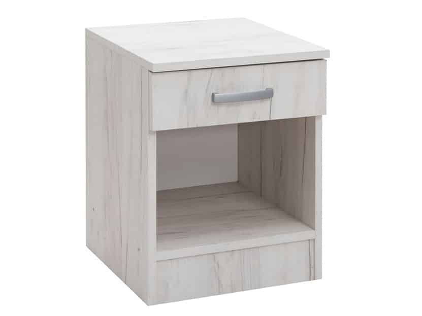 ALFA noční stolek, DUB SNĚHOVÝ