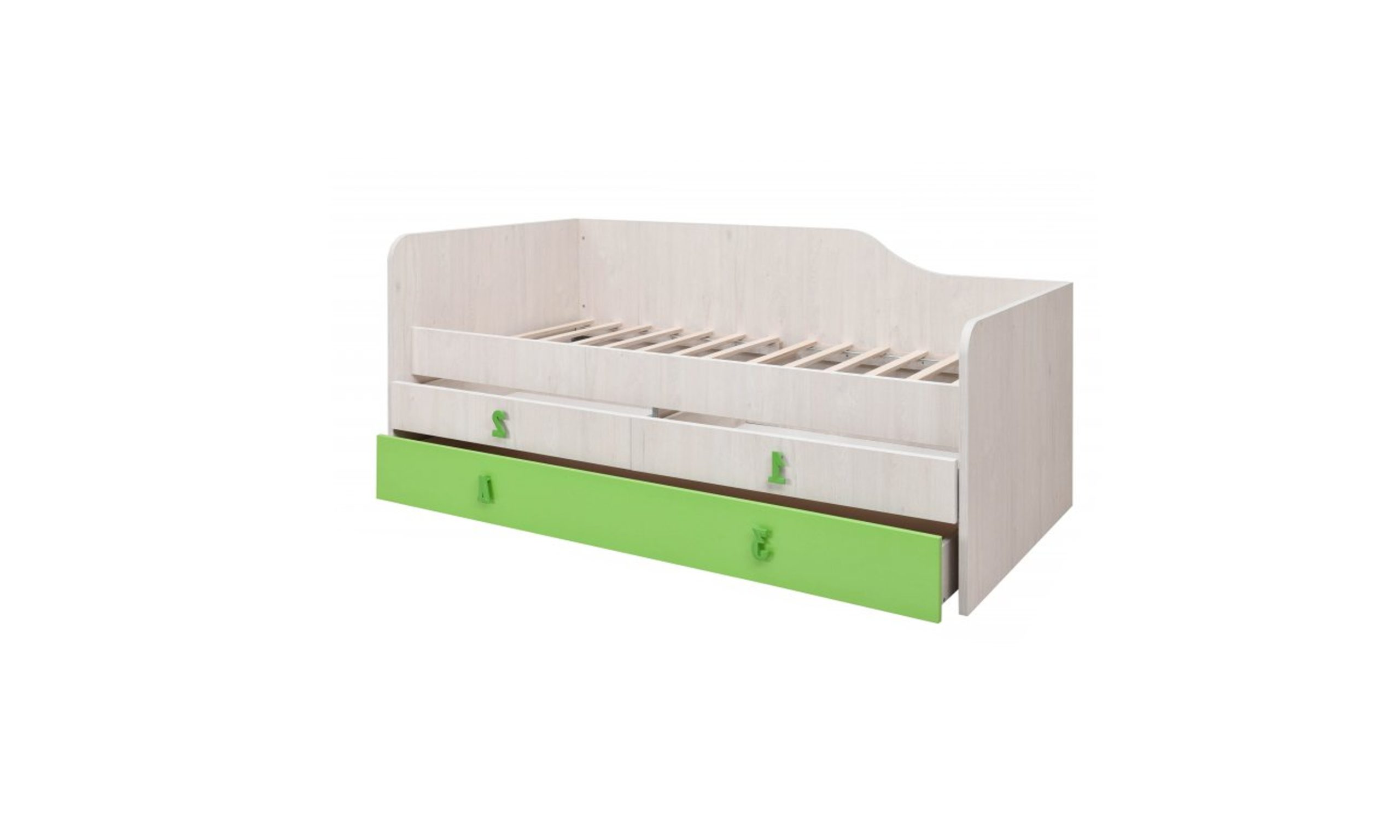 NUMERO POSTEL 90 2F, dub bílý/zelená