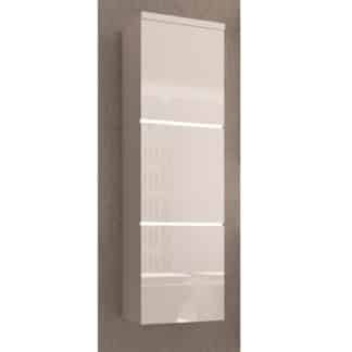 PORTO, skříňka závěsná, bílá/bílý lesk