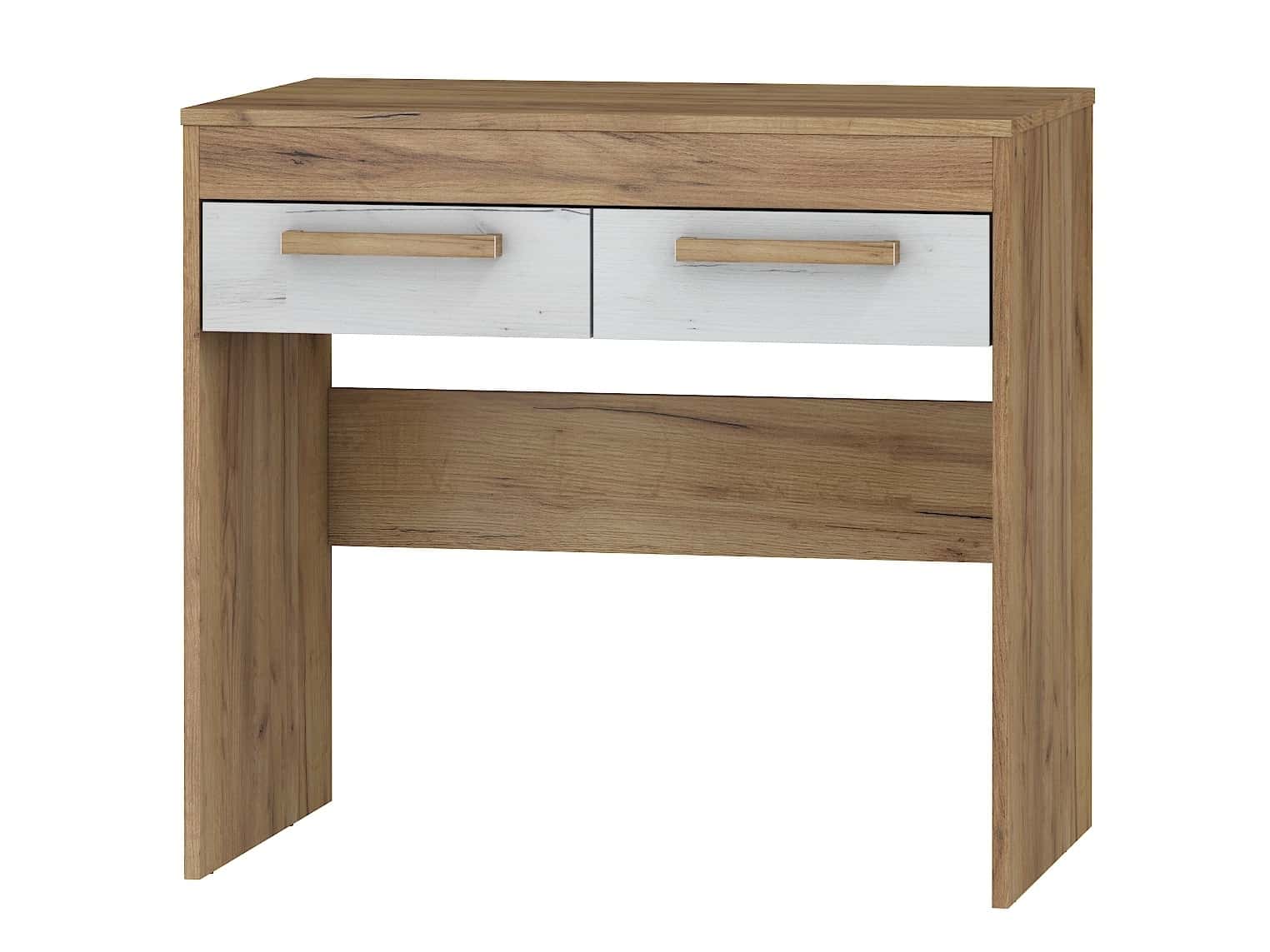 Toaletní stolek MAXIMUS 42, craft zlatý/craft bílý