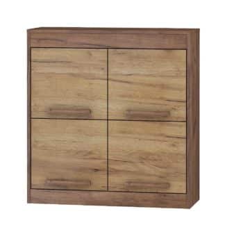 Závěsná skříňka 4D MAXIMUS 41, craft tobaco/craft zlatý